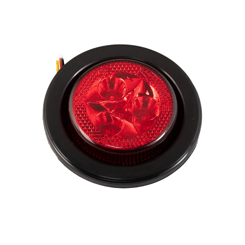 Lampara led roja de 2.1/2?encauchada Multipartes 008L153-14/MV - ELCAMIONERO.MX