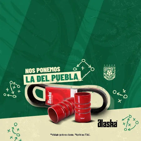 Bandas Alaska para camiones de carga pesada con diseño de futbol.