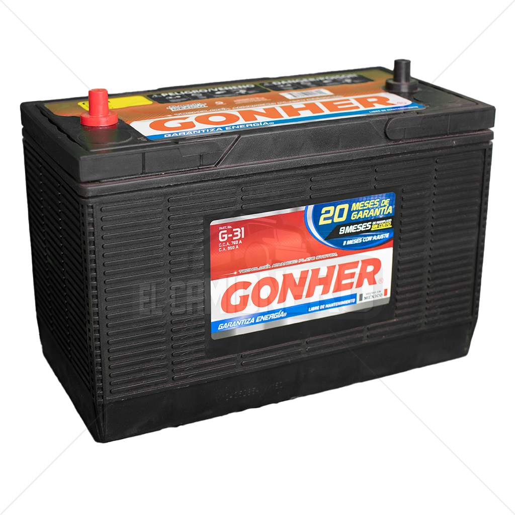 Acumulador tipo G-31 Gonher 1002797 - ELCAMIONERO.MX