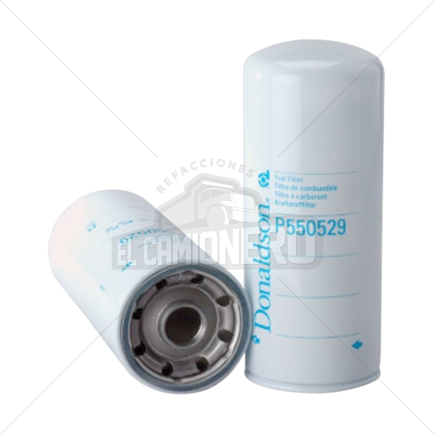 Filtro de combustible enroscable Donaldson P550529 - ELCAMIONERO.MX