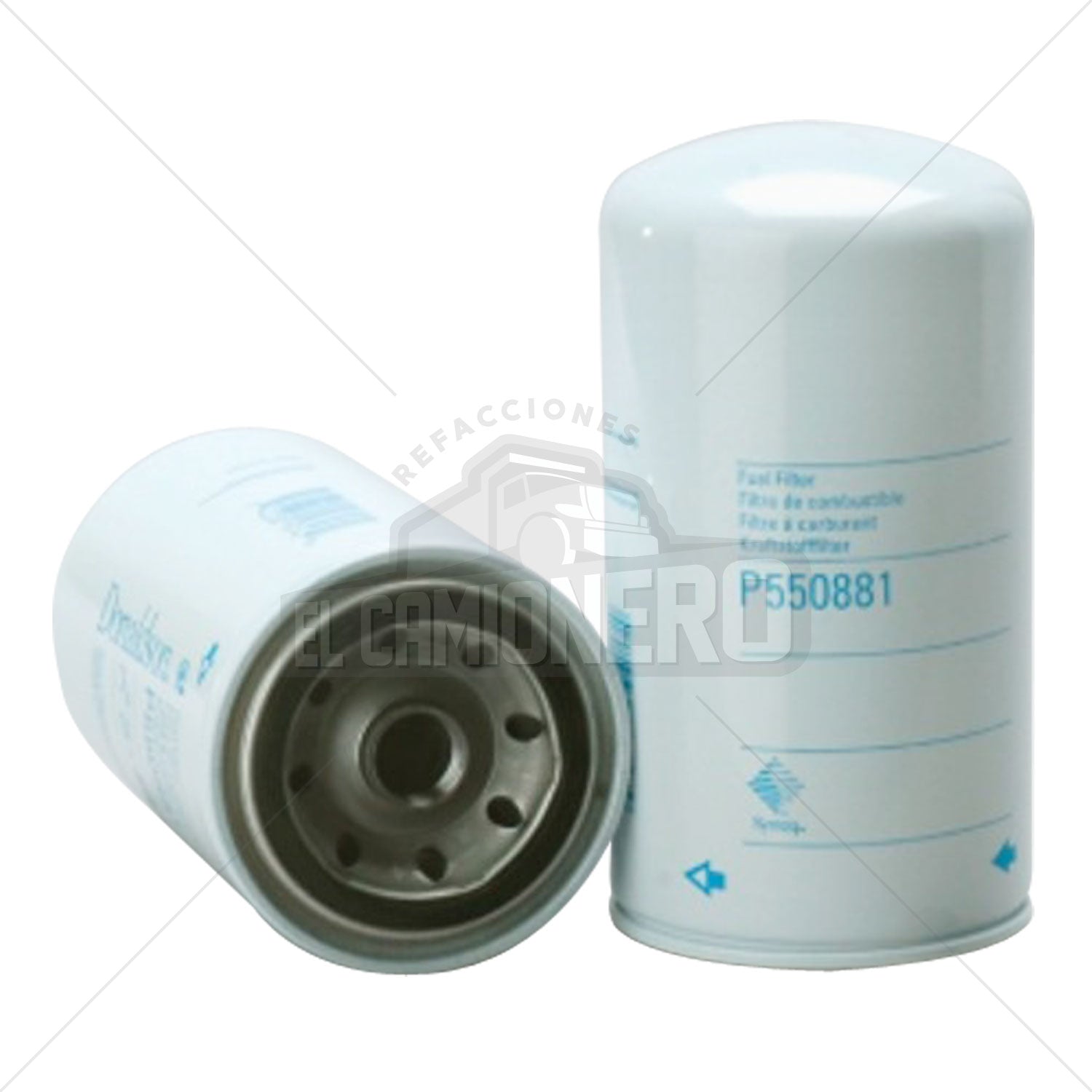 Filtro de combustible enroscable Donaldson P550881 - ELCAMIONERO.MX
