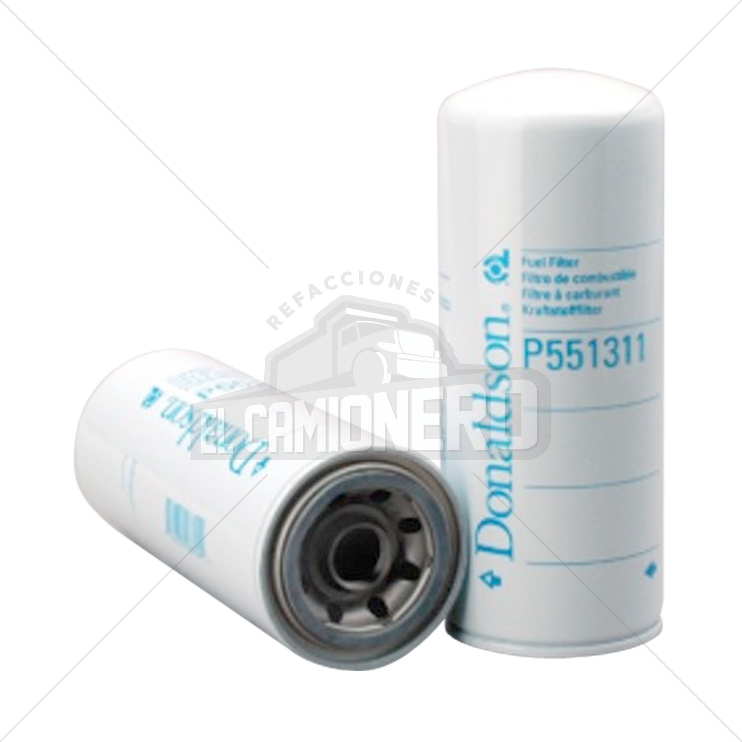 Filtro de combustible enroscable Donaldson P551311 - ELCAMIONERO.MX