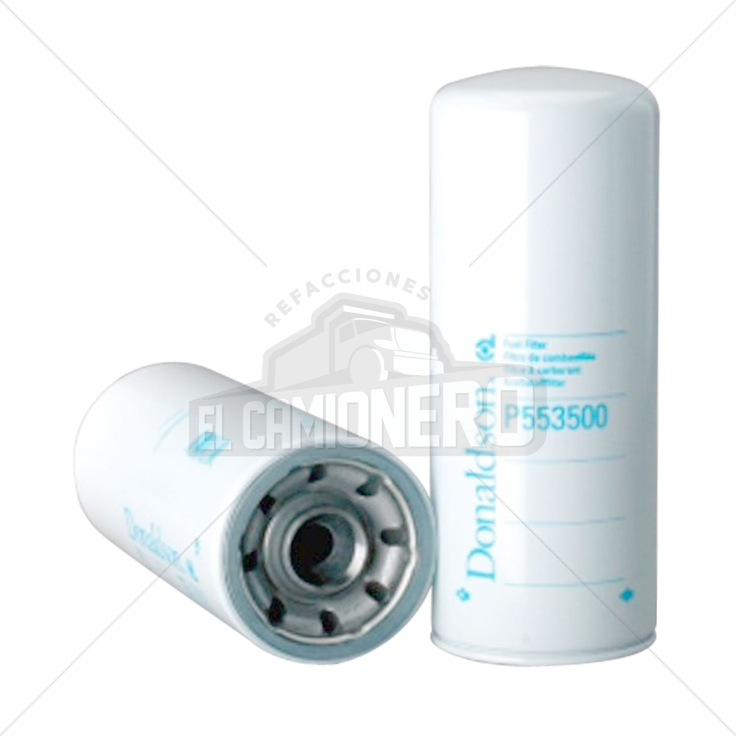 Filtro de combustible enroscable Donaldson P553500 - ELCAMIONERO.MX