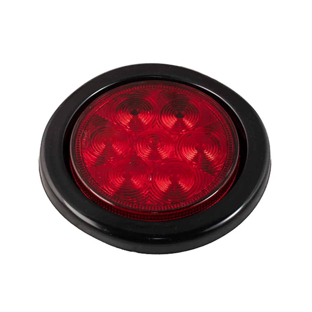 Lampara led de 4" roja con conector encauchada Multipartes  004L236-14/MV - ELCAMIONERO.MX