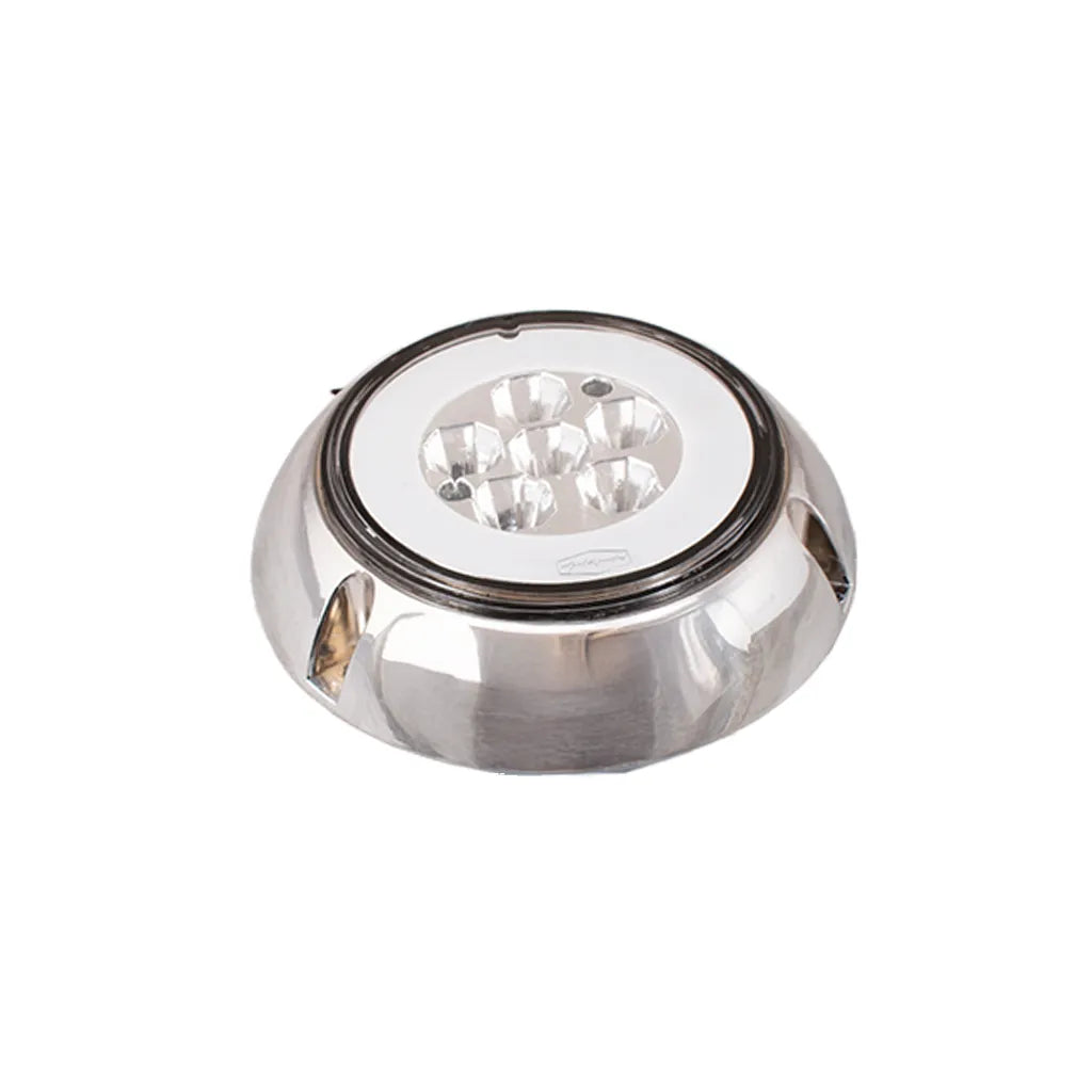 Lampara led de 4" cristal halo con aro cromado plástico de sobreponer Multipartes  004LH232-6 - ELCAMIONERO.MX