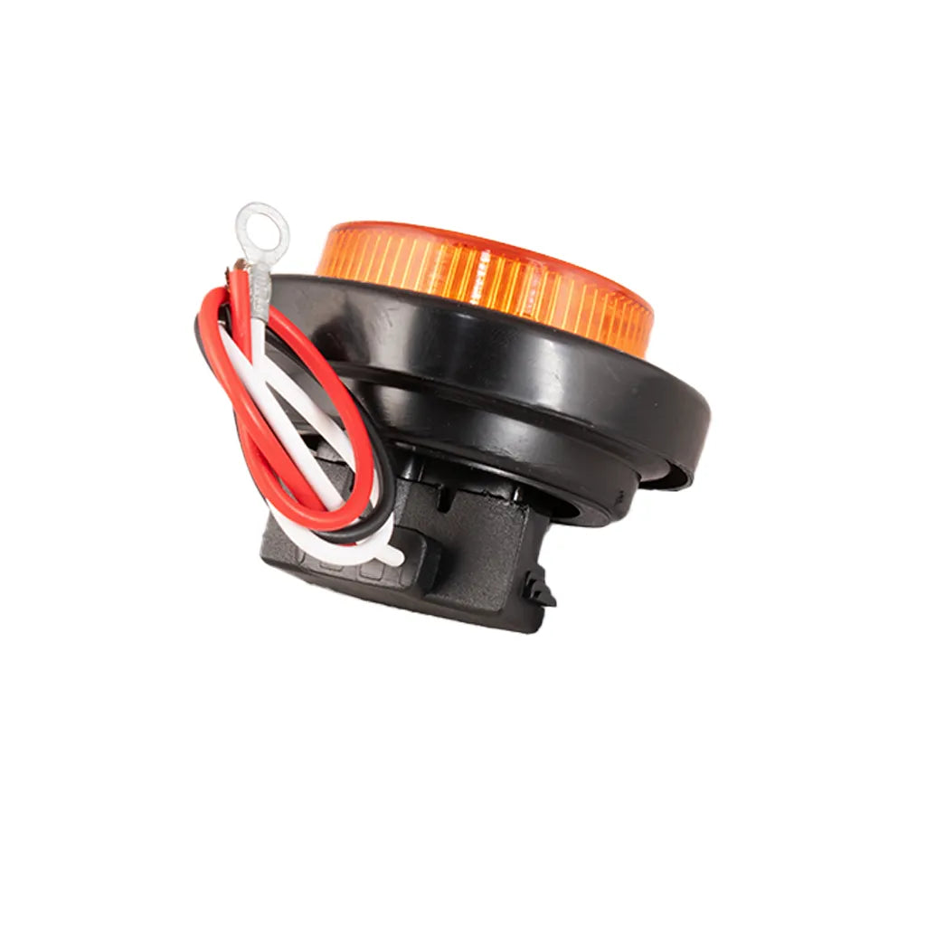 Lampara led ámbar 2 «con conector encauchada de incrustar Multipartes  008L171-1/MV - ELCAMIONERO.MX