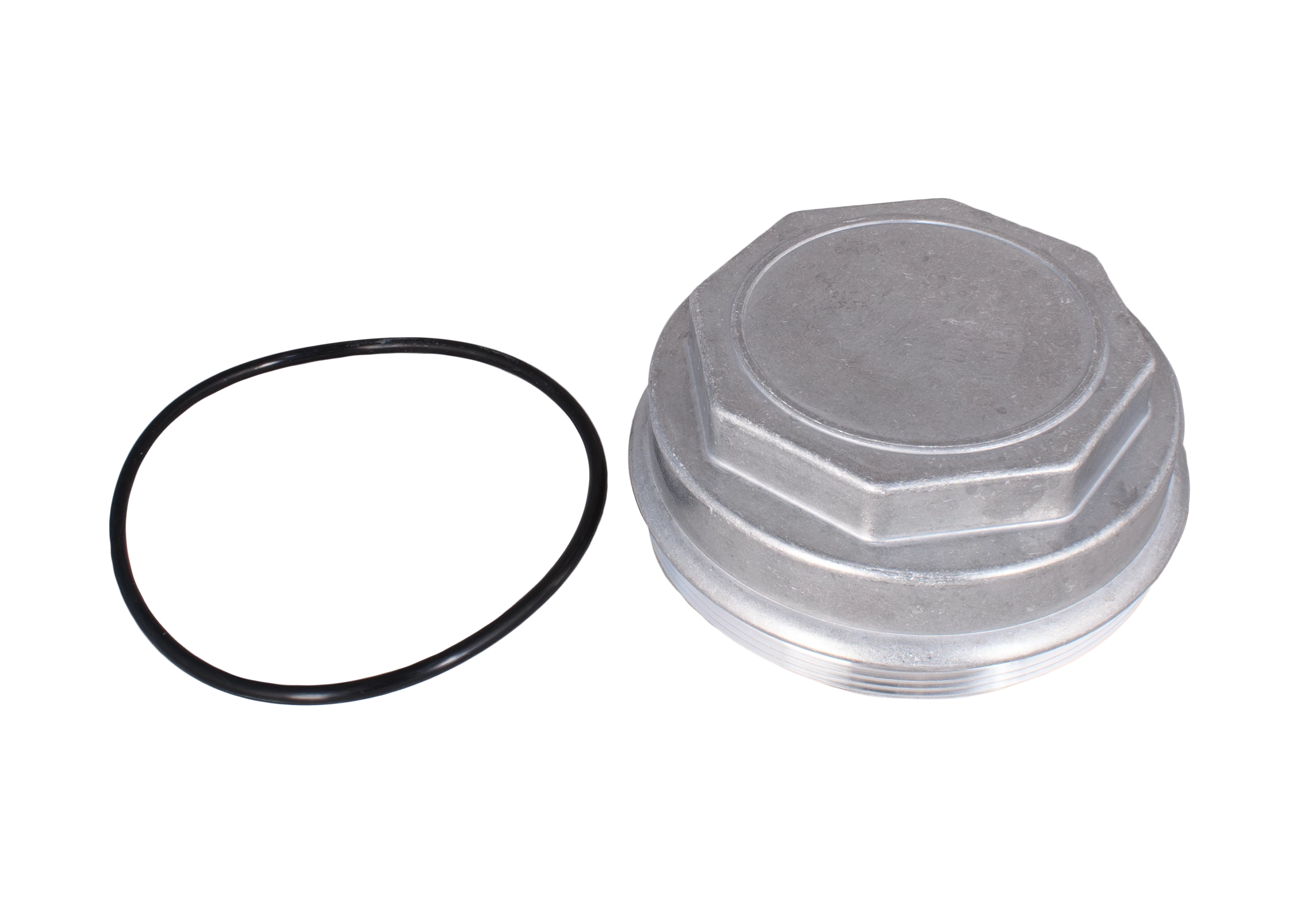 Tapa eje trasero aluminio con rosca Fruehauf aceite TKL TKL4075A