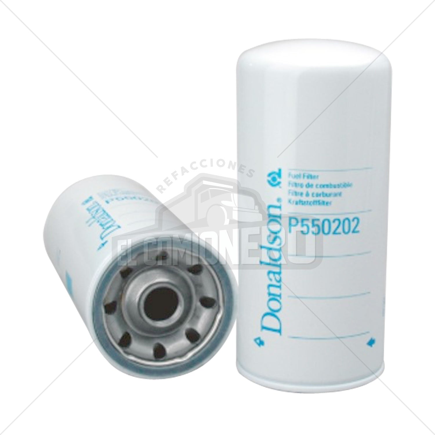 Filtro de combustible enroscable Donaldson P550202 - ELCAMIONERO.MX