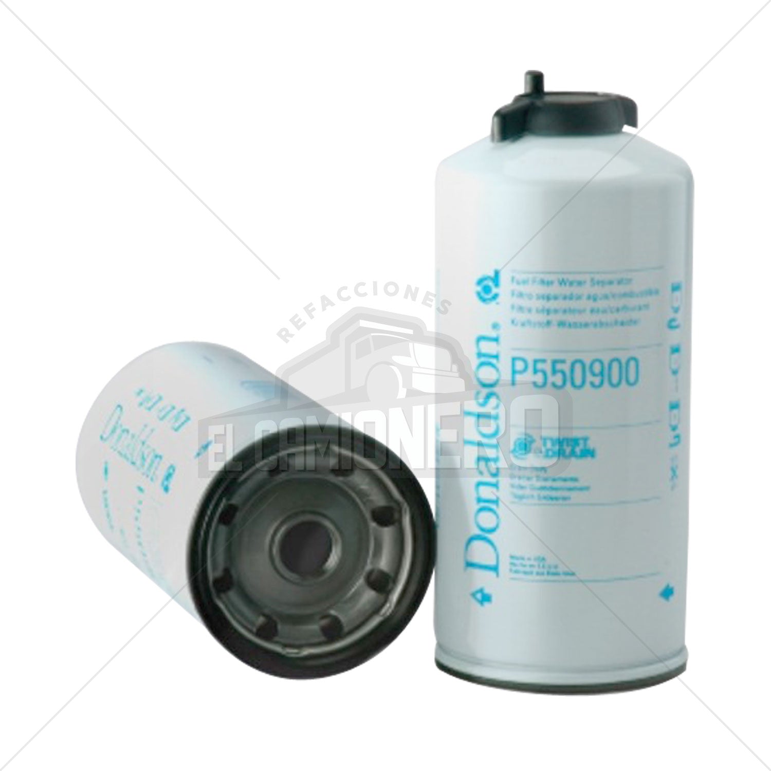Filtro de combustible separador de agua Donaldson P550900 - ELCAMIONERO.MX